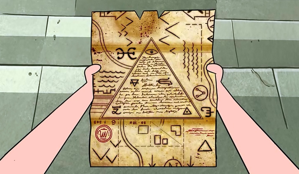 Capture d'écran: série "Gravity Falls" sur Disney channel 411