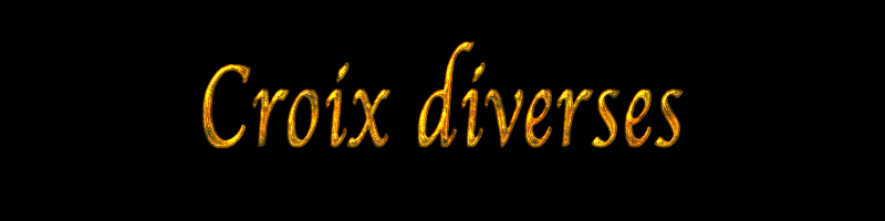 Croix diverses