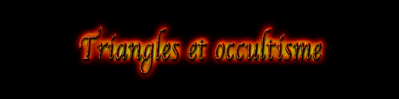 Triangles et Occultisme